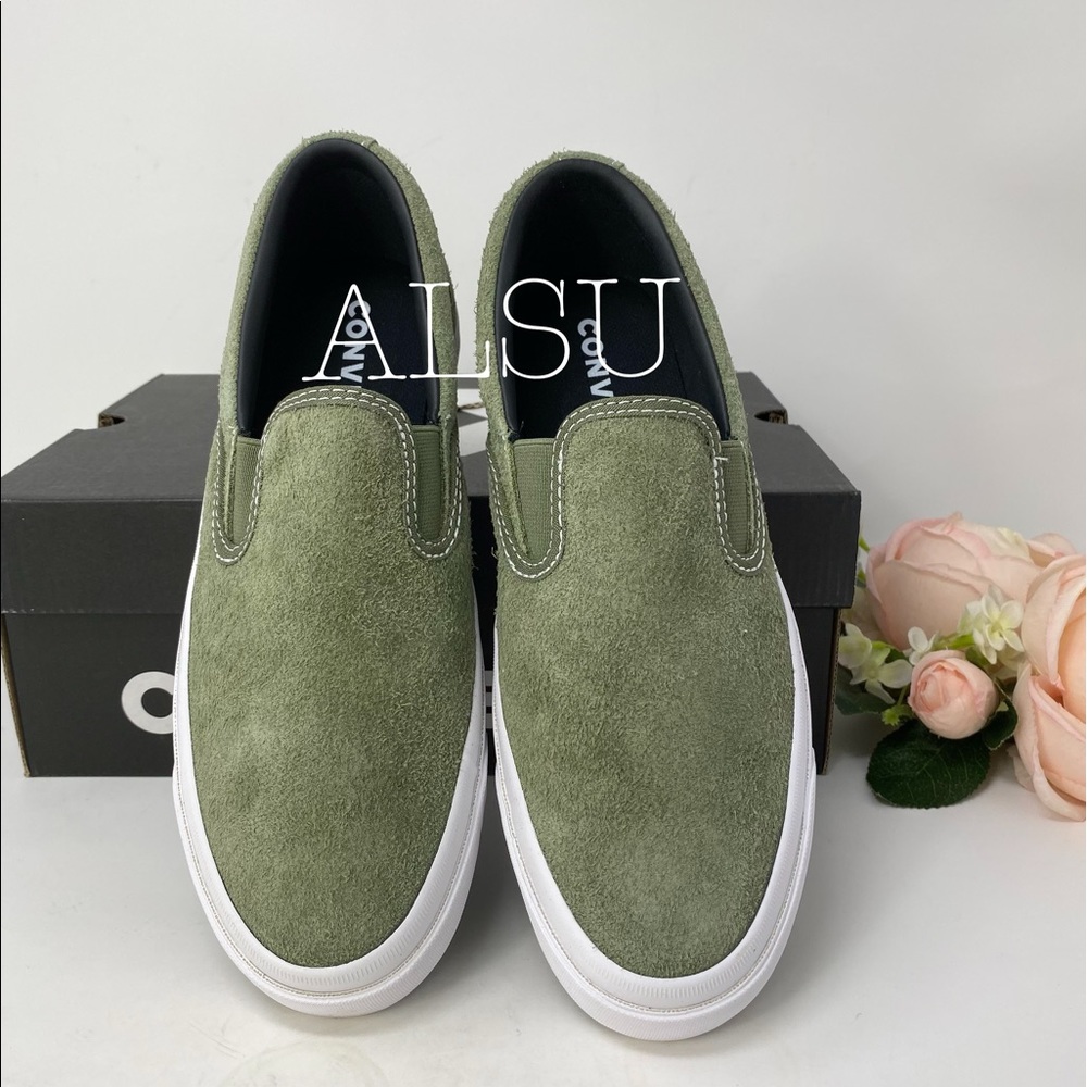 Converse One Star CC Slip Field Green Suede W - Picture 4 of 8